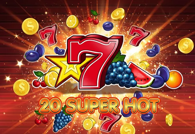 20 Super Hot – 7 roșu pe fundal exploziv cu fructe