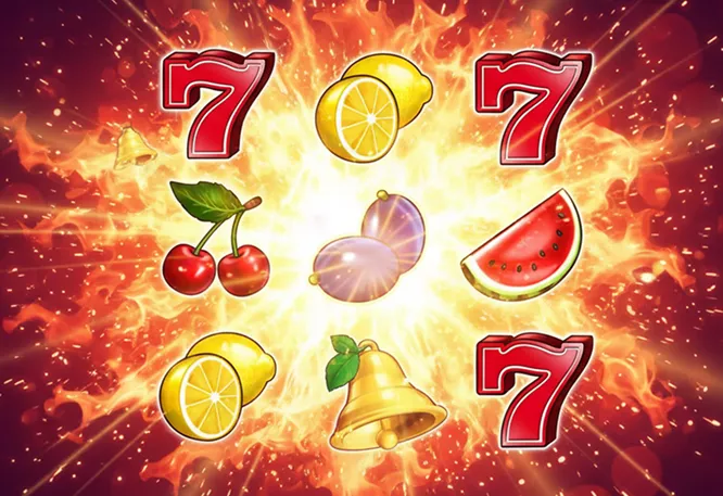 20 Super Hot – classic fruit slot symbols with lucky 7s